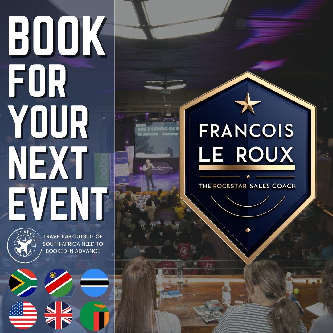 BOOK THE ROCKSTAR SALES COACH FOR A ONE DAY EVENT