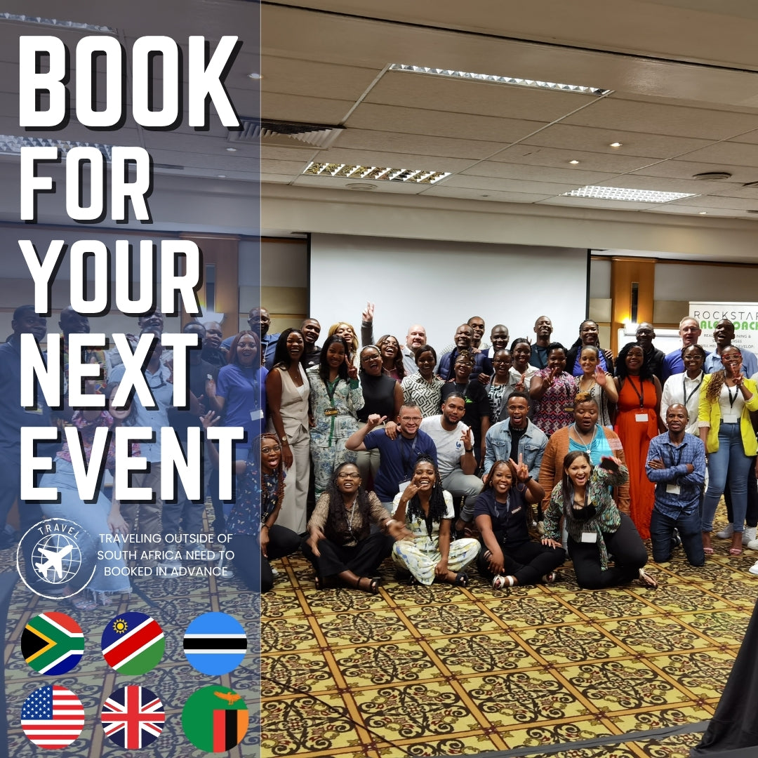 BOOK THE ROCKSTAR SALES COACH FOR A ONE DAY EVENT