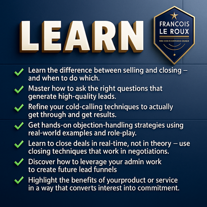 FOR ENTREPRENEURS & SALES CONSULTANTS