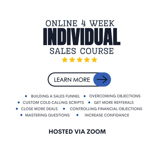 4 Week Rockstar Online Sales Skill Development Course for Individuals via Zoom