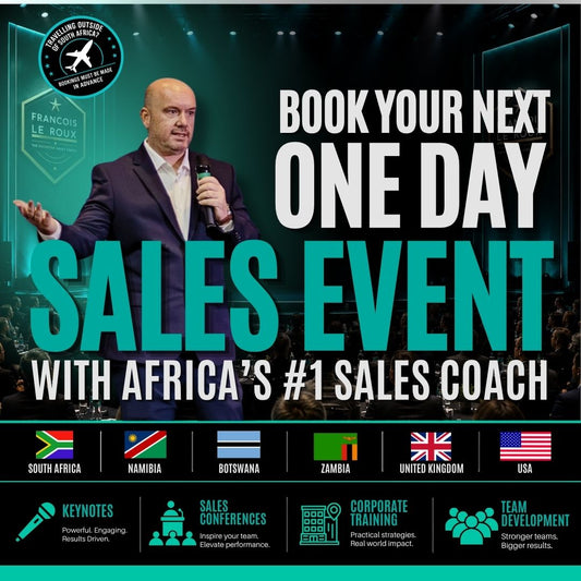 BOOK YOUR ONE-DAY SALES EVENT